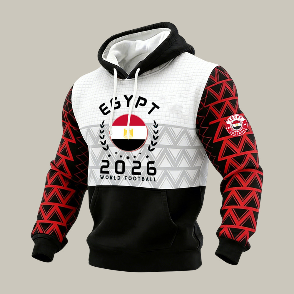 Egypt FIFA World Cup Team Hoodie Game Day Clothing Soccer Lover Gift For Dad