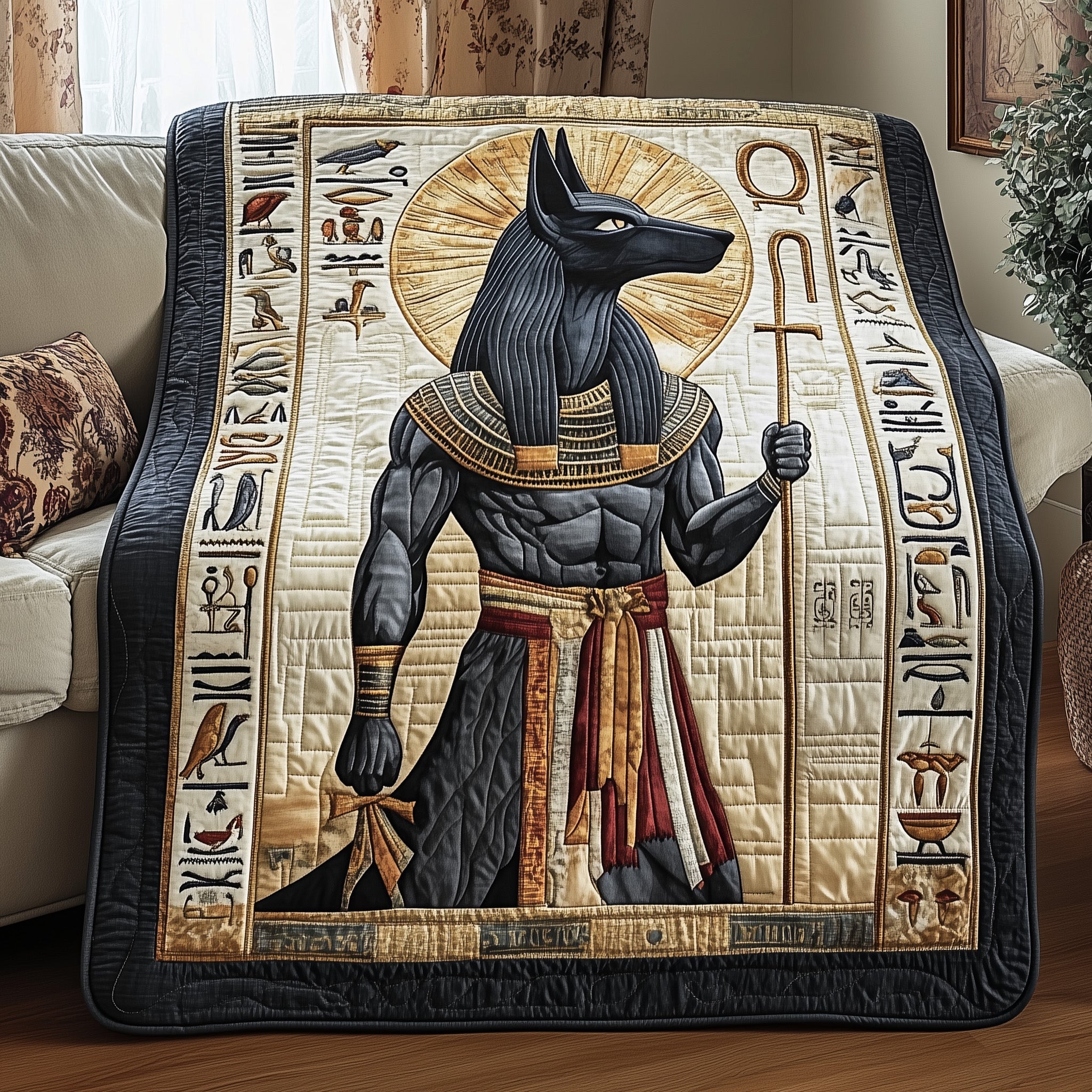 Egyptian Quilted Blanket Couch Throw BlanketPresent For Mother In Law Christmas