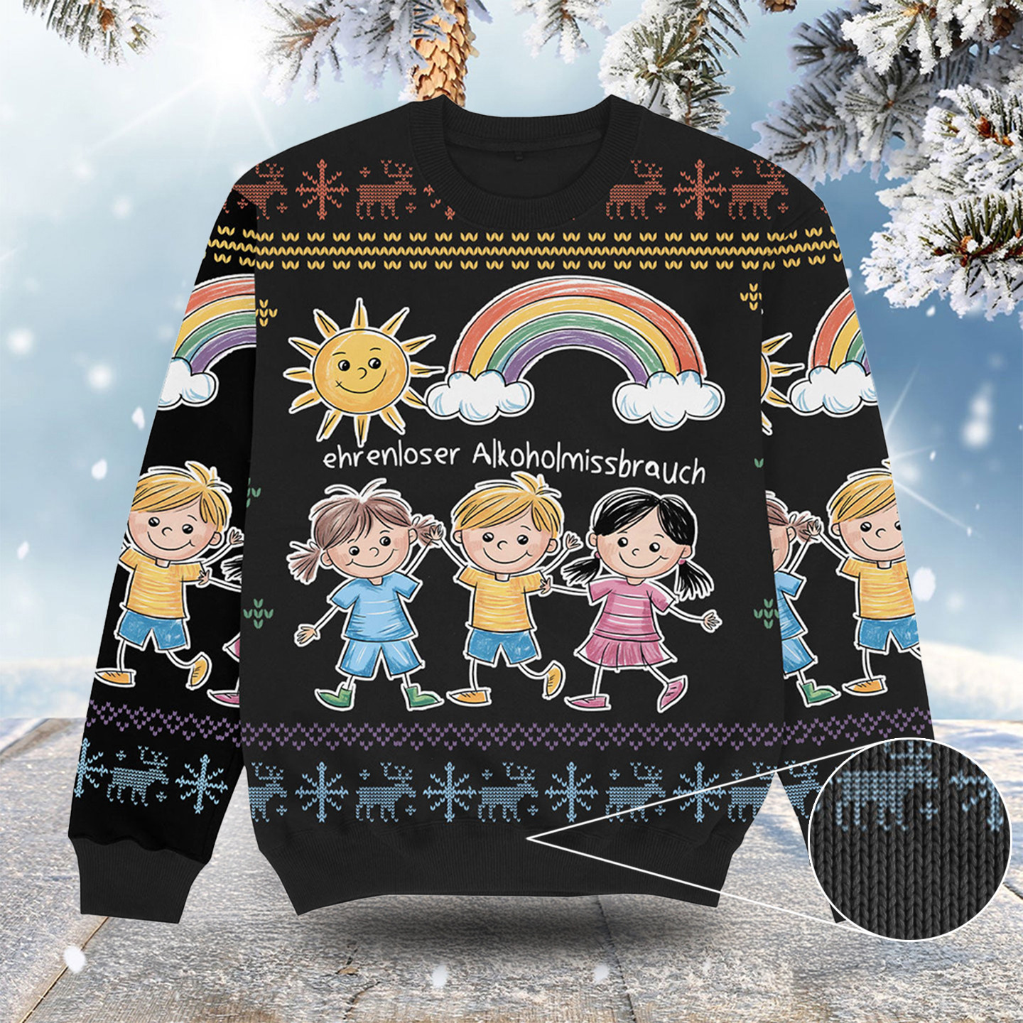 Ehrenloser Alkoholmissbrauch Christmas Ugly Sweater Cool Christmas Clothes Secret Santa Gifts