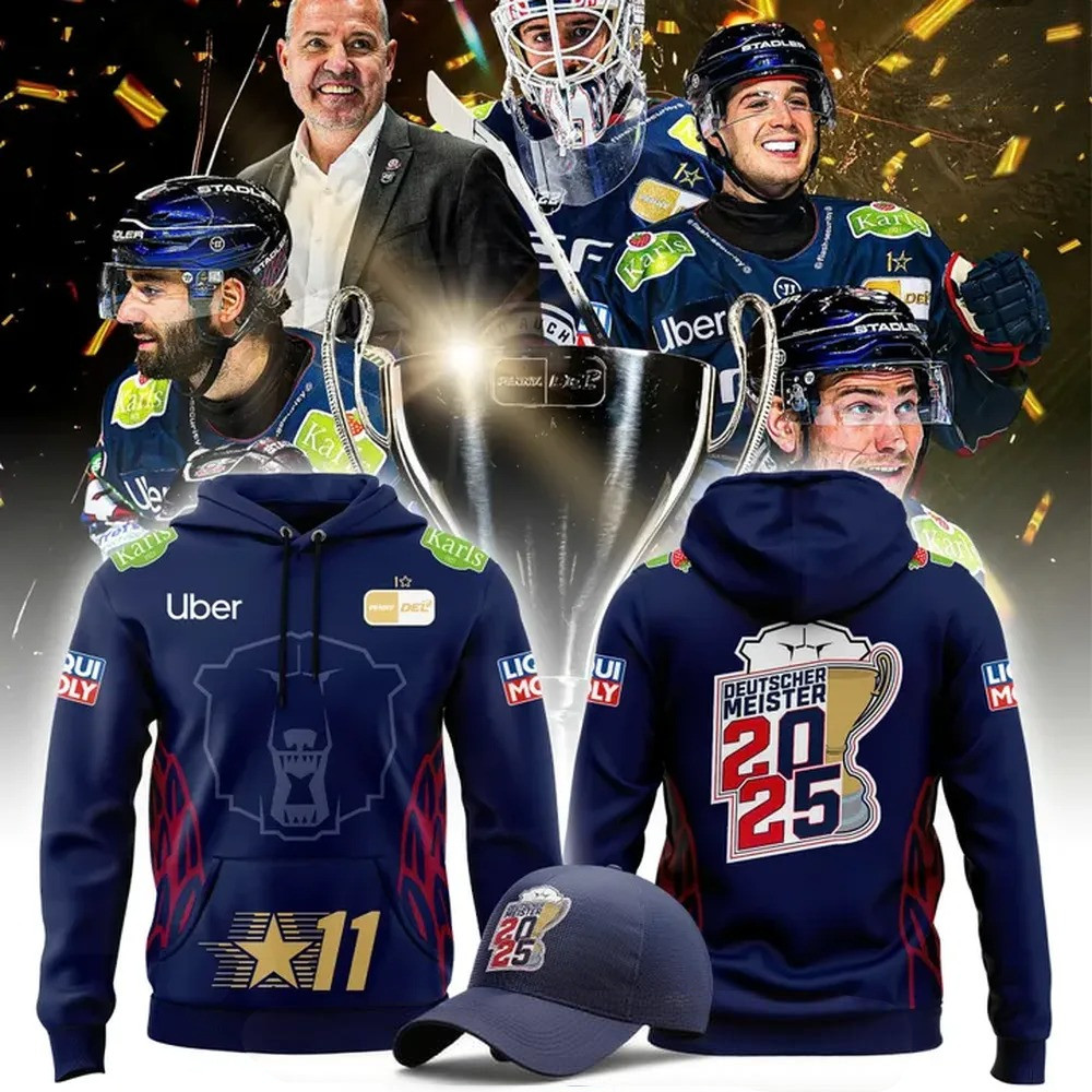 Eisbaren Berlin 2025 Championship Hoodie Gifts For Hockey Enthusiasts