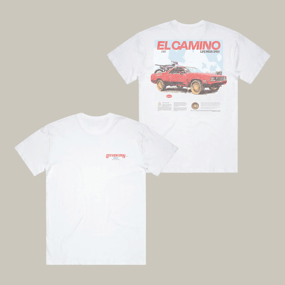 El Camino CboysTV T-Shirt Car Graphic Life Wide Open Shirt Present Idea For Best Friends