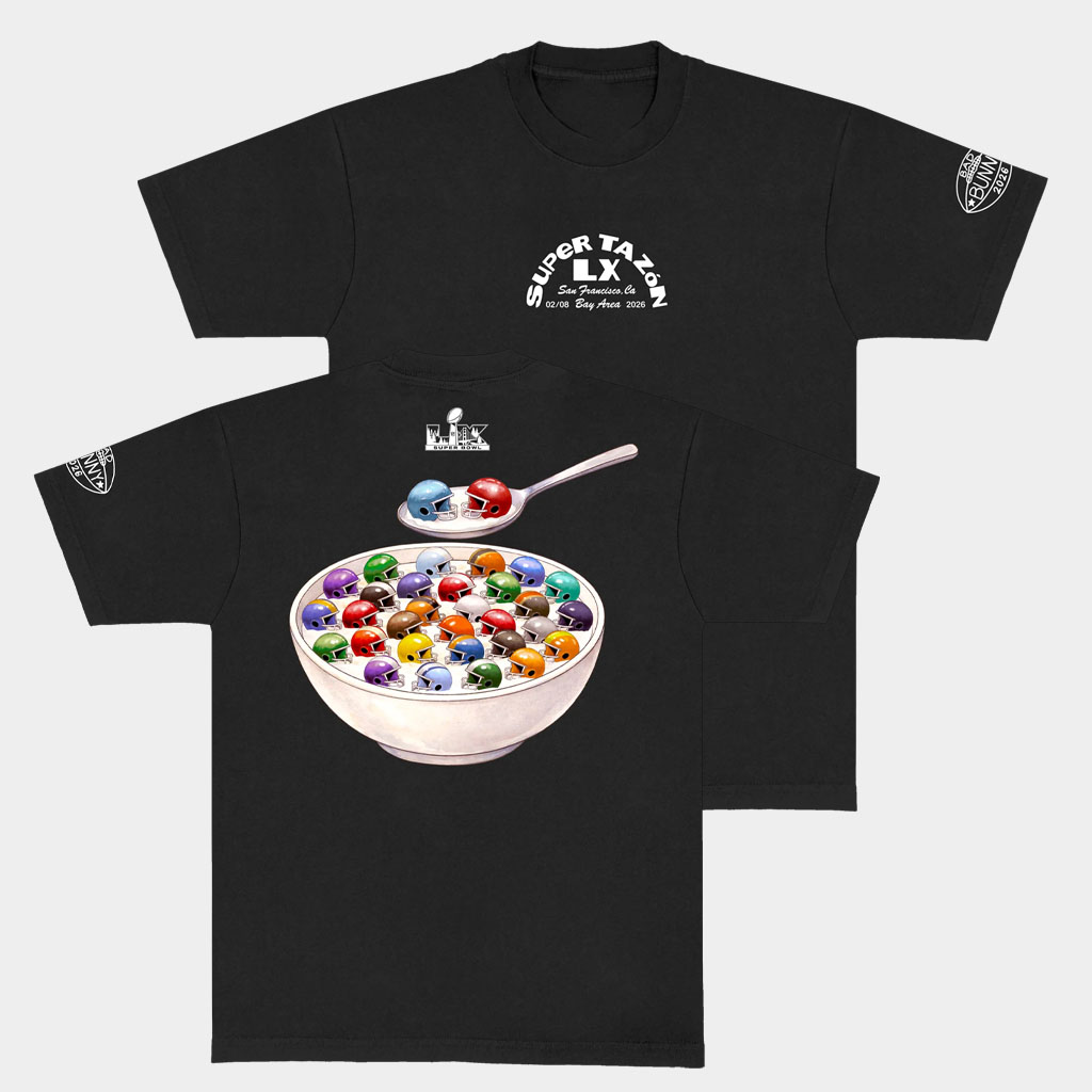 El Supertazon Merch Bad Bunny X Super Cereal T-Shirt Best Gifts For Football Fans El Supertazon Merch Bad Bunny X Super Cereal T-Shirt Best Gifts For Football Fans