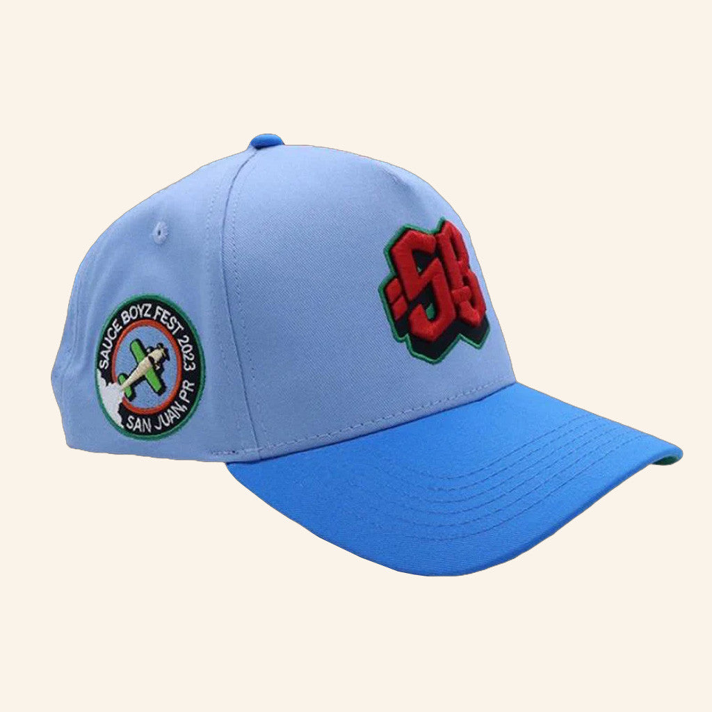 Eladio Carrion Merch Sauce Boyz Fest '23 Hat Embroidered Best Gifts For Husband Eladio Carrion Merch Sauce Boyz Fest '23 Hat Embroidered Best Gifts For Husband