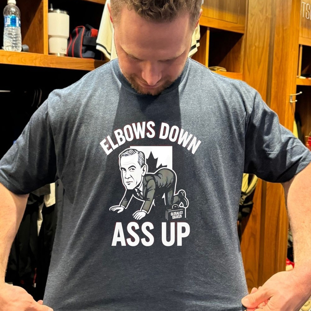 Elbows Down Ass Up Canada Flag T Shirt
