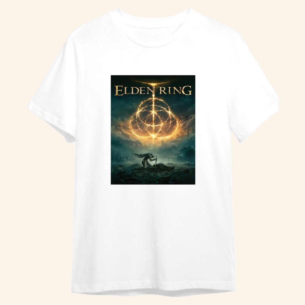 Elden Ring Merch Elden Ring Cover Art T-Shirt Gifts For Video Game Lovers