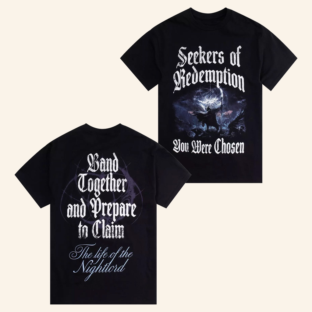 Elden Ring Merch Nightreign Seekers Of Redemption T-Shirt Present For Brothers