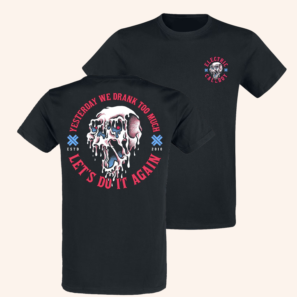 Electric Callboy Merch Let�s Do It Again Black Shirt Christmas Present Ideas For Boyfriend Electric Callboy Merch Let�s Do It Again Black Shirt Christmas Present Ideas For Boyfriend