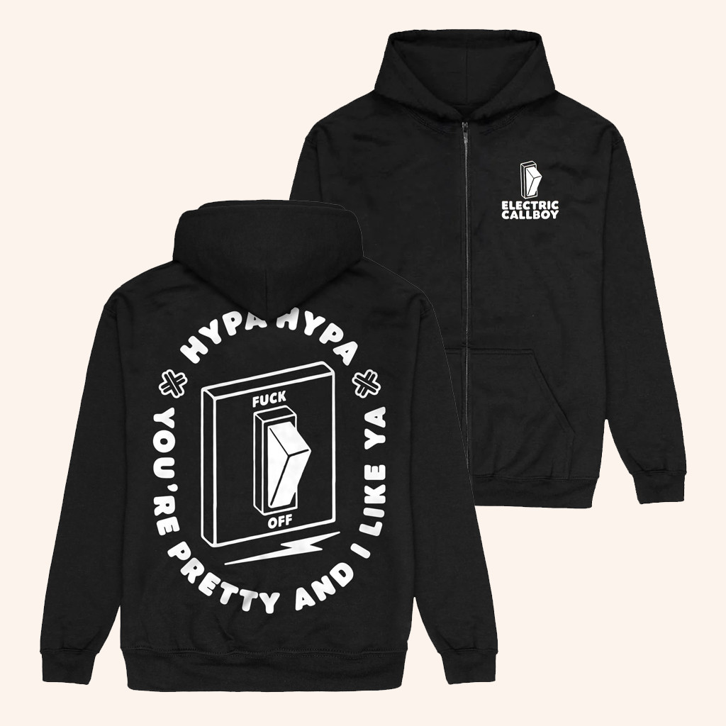 Electric Callboy Merch Switch Zip Up Hoodie Gifts For Band Fans