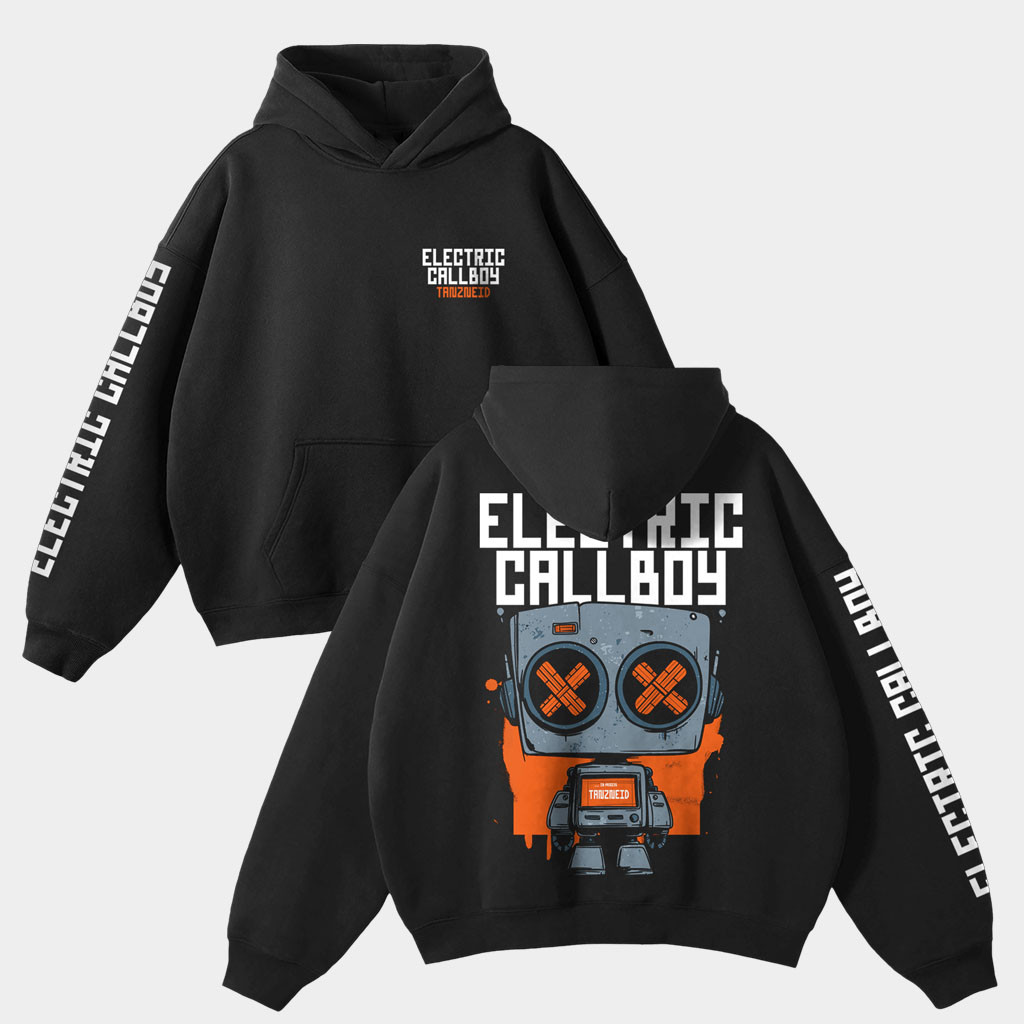 Electric Callboy Merch Tanzneid Robot Hoodie Birthday Gifts For Music Lovers-1