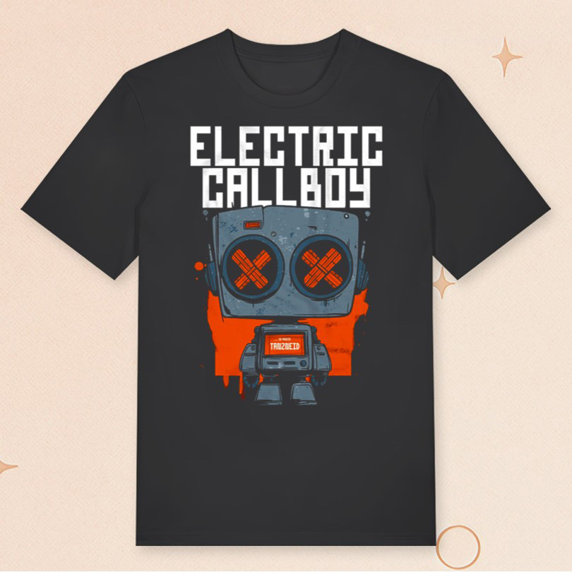 Electric Callboy Merch Tanzneid Robot T-Shirt Gifts For Music Enthusiasts