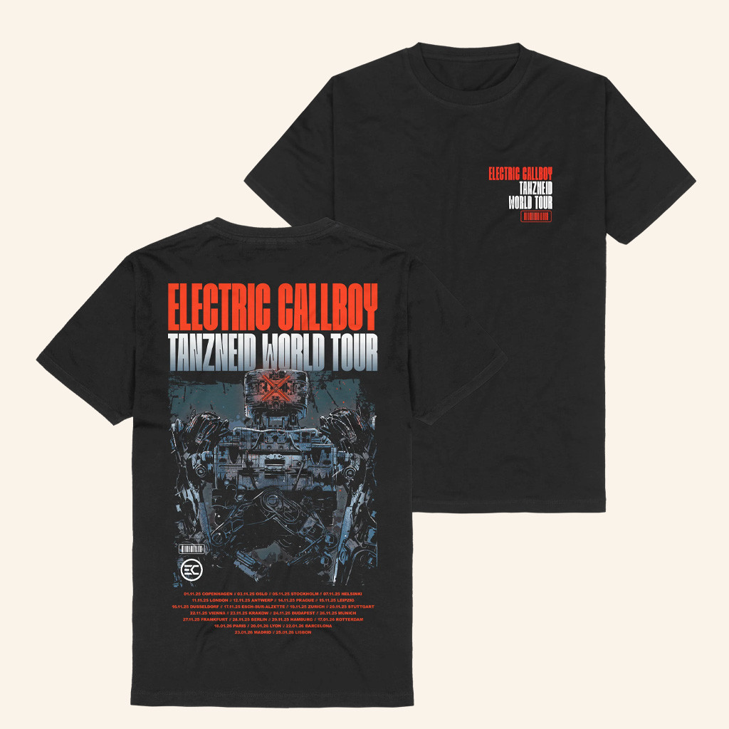 Electric Callboy Merch Tanzneid Tour Robot T-Shirt Dad Christmas Gifts