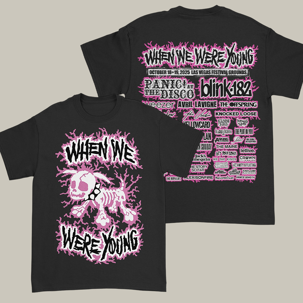 Electric Dog When We Were Young T-Shirt Music Festival Merch Music Gift Ideas