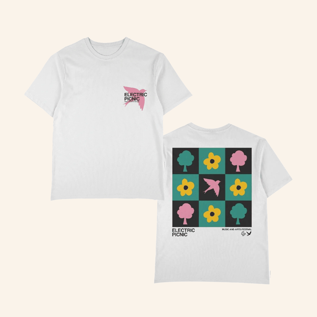 Electric Picnic Merch Checkerboard T-Shirt Gifts For Her Electric Picnic Merch Checkerboard T-Shirt Gifts For Her
