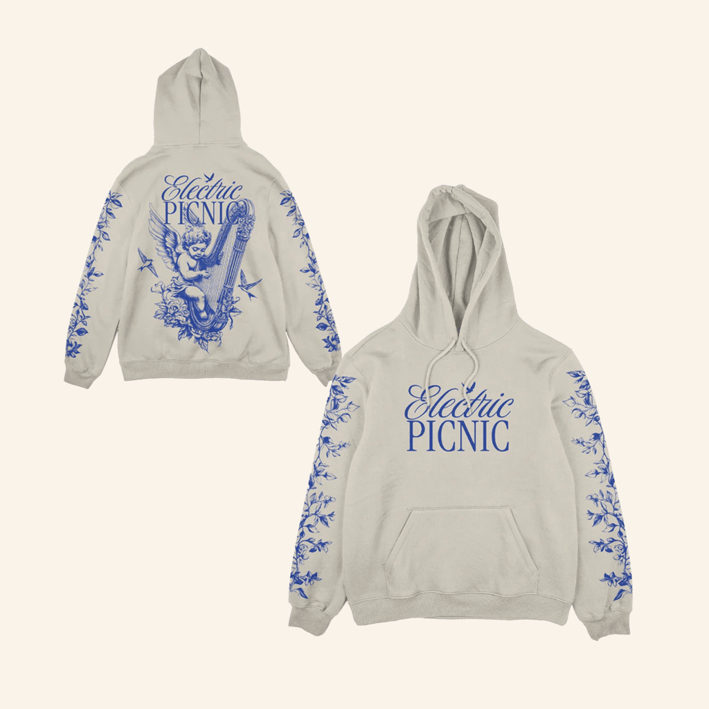 Electric Picnic Merch Cherub Harp Hoodie Present For Husband Electric Picnic Merch Cherub Harp Hoodie Present For Husband