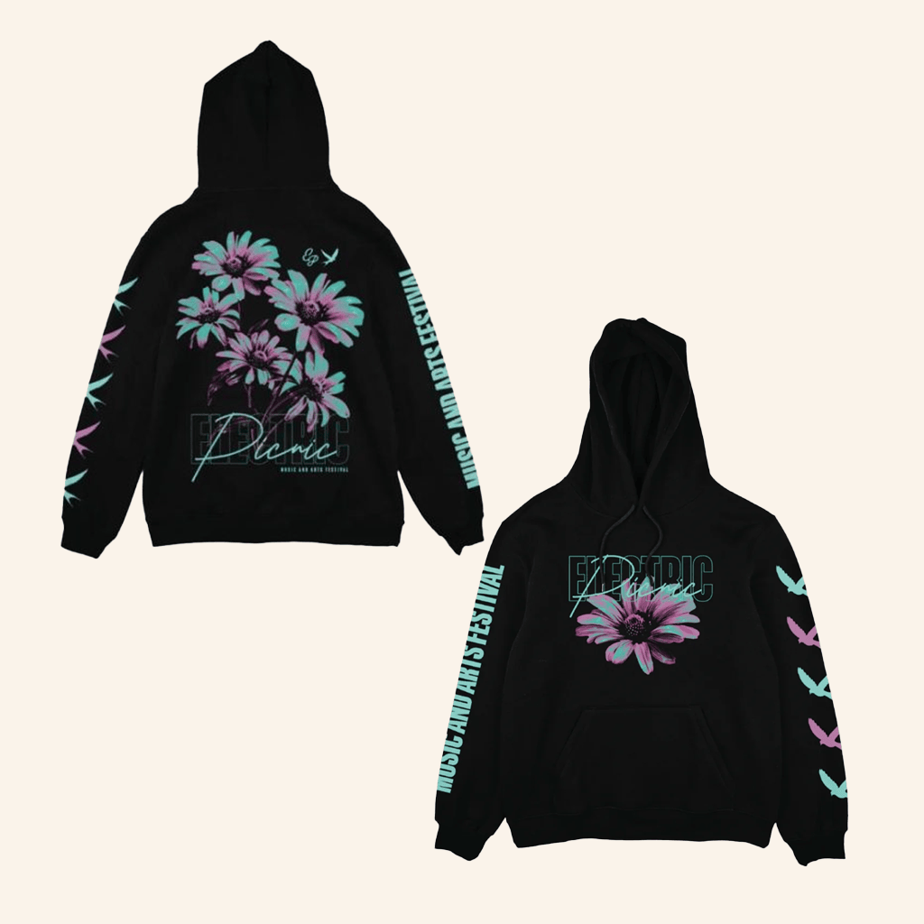 Electric Picnic Merch Electric Flowers Hoodie Gifts For Girlfriend Electric Picnic Merch Electric Flowers Hoodie Gifts For Girlfriend