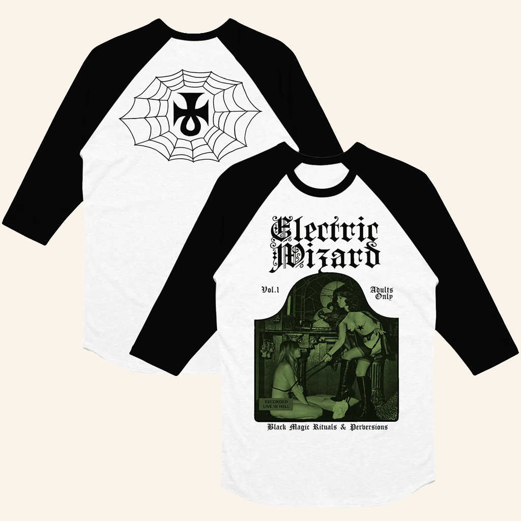 Electric Wizard Merch Black Magic Rituals And Perversions Raglan Shirt Gifts For Music Fans