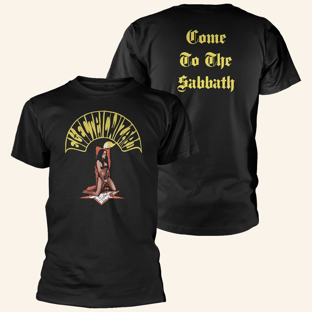 Electric Wizard Merch Candle  Come To The Sabbath T-Shirt Cool Gifts For Music Lovers