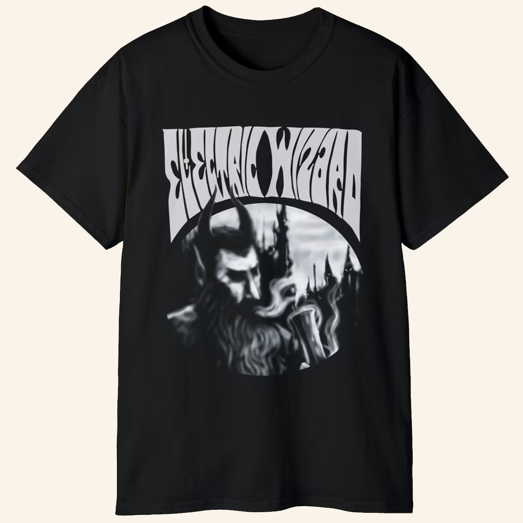 Electric Wizard Merch Dopethrone Black T-Shirt Best Gifts For Music Lovers Electric Wizard Merch Dopethrone Black T-Shirt Best Gifts For Music Lovers