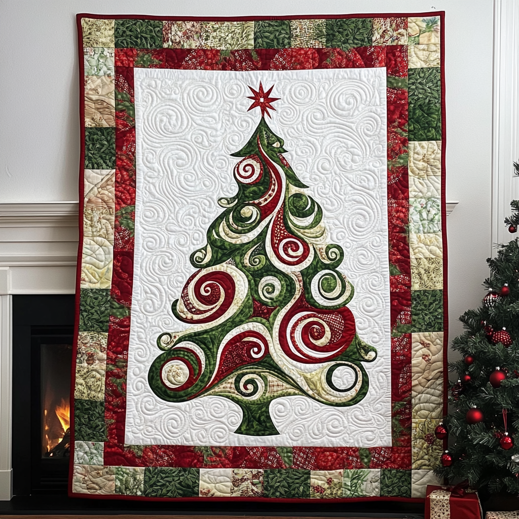 Elegant Christmas Quilted Blanket Christmas Gifts For Parents