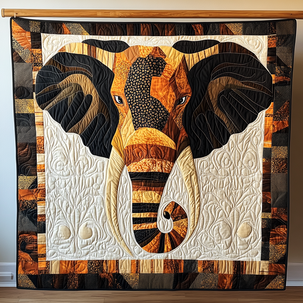 Elephant Harmony Quilted Blanket Best White Elephant Gifts 2025