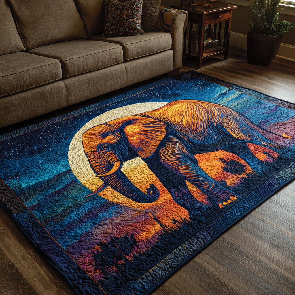 Elephant Heart Area Rug Home Decor Items Presents For Elephant Lovers