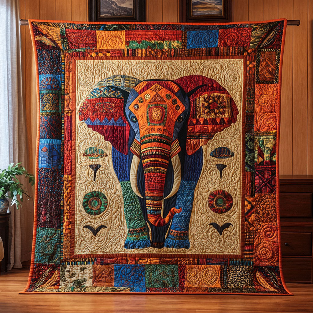 Elephant Heart Connection Quilt Blanket Elephant Themed Blanket African American Gifts For Her