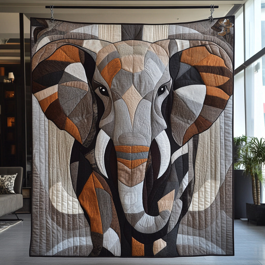 Elephant Into The Wild Holiday Christmas Quilt Blanket Christmas Presents For Boyfriend