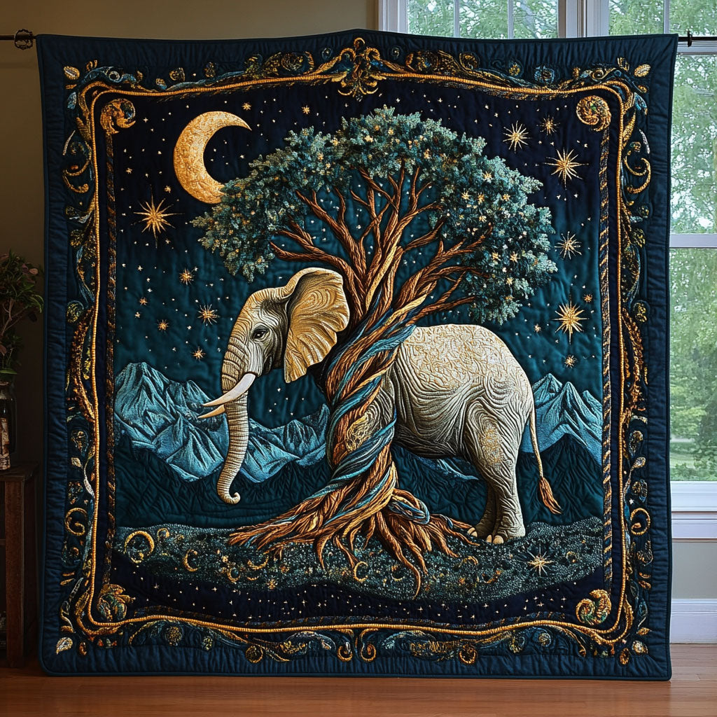 Elephant Legacy Quilt Soft and Cozy Quilt Blanket for Comfortable Sleep