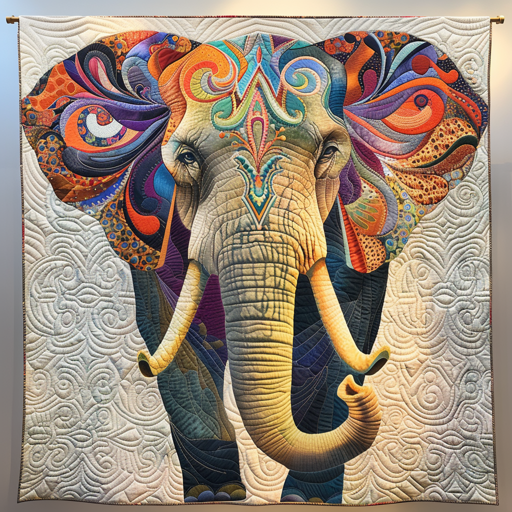 Elephant Parade Quilted Blanket Unique Elephant Gifts