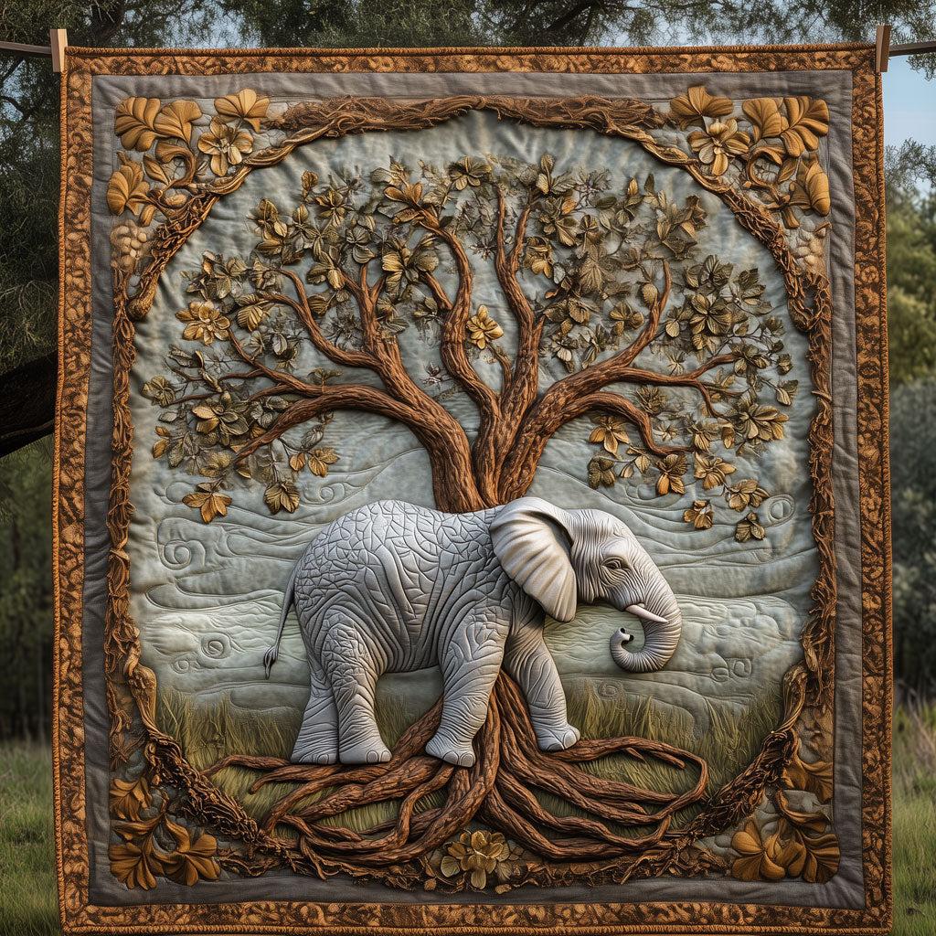 Elephant Quilt Beautiful Quilt Blanket Gift for Cozy Living