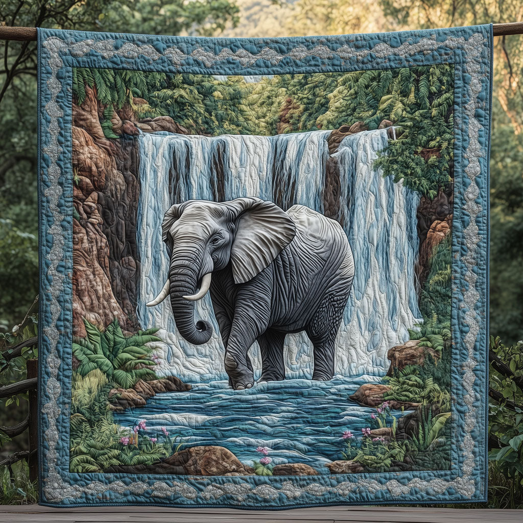 Elephant Quilt Beautiful Quilt Blanket Gift for Home Decoration
