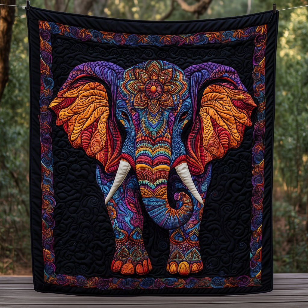 Elephant Quilt Luxury Quilt Blanket for Elegant Home Decor(1)