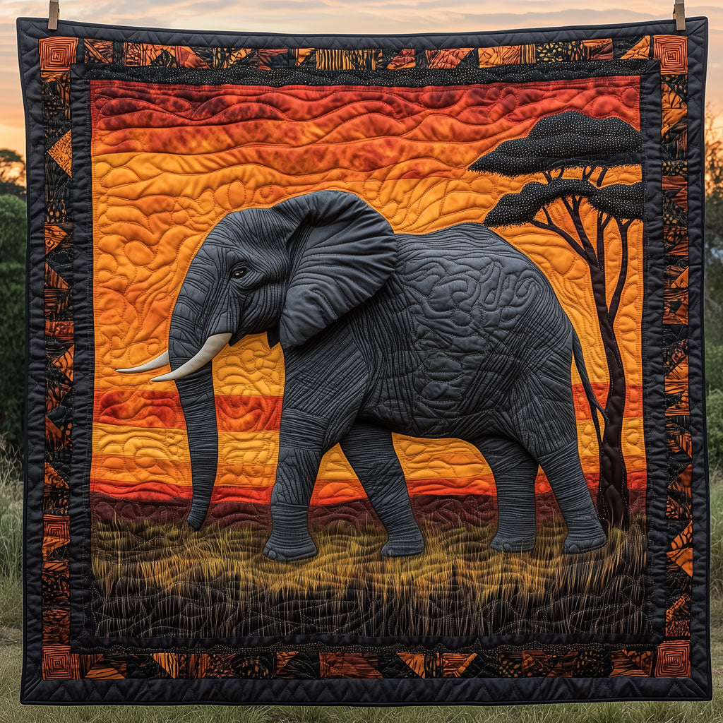 Elephant Quilt Premium Quilt Blanket Gift for Family Gatherings