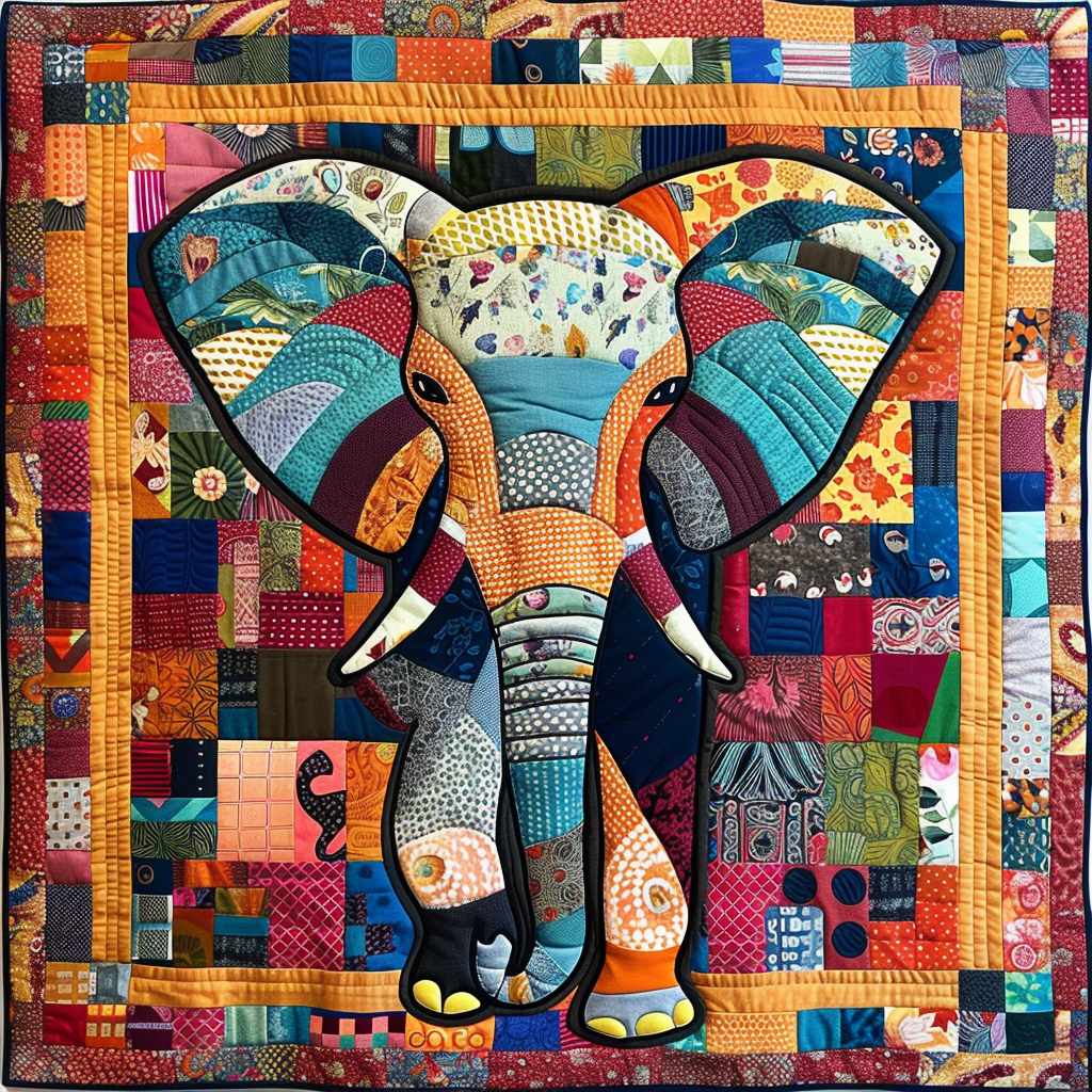 Elephant Radiance Quilted Blanket Best White Elephant Gifts 2025
