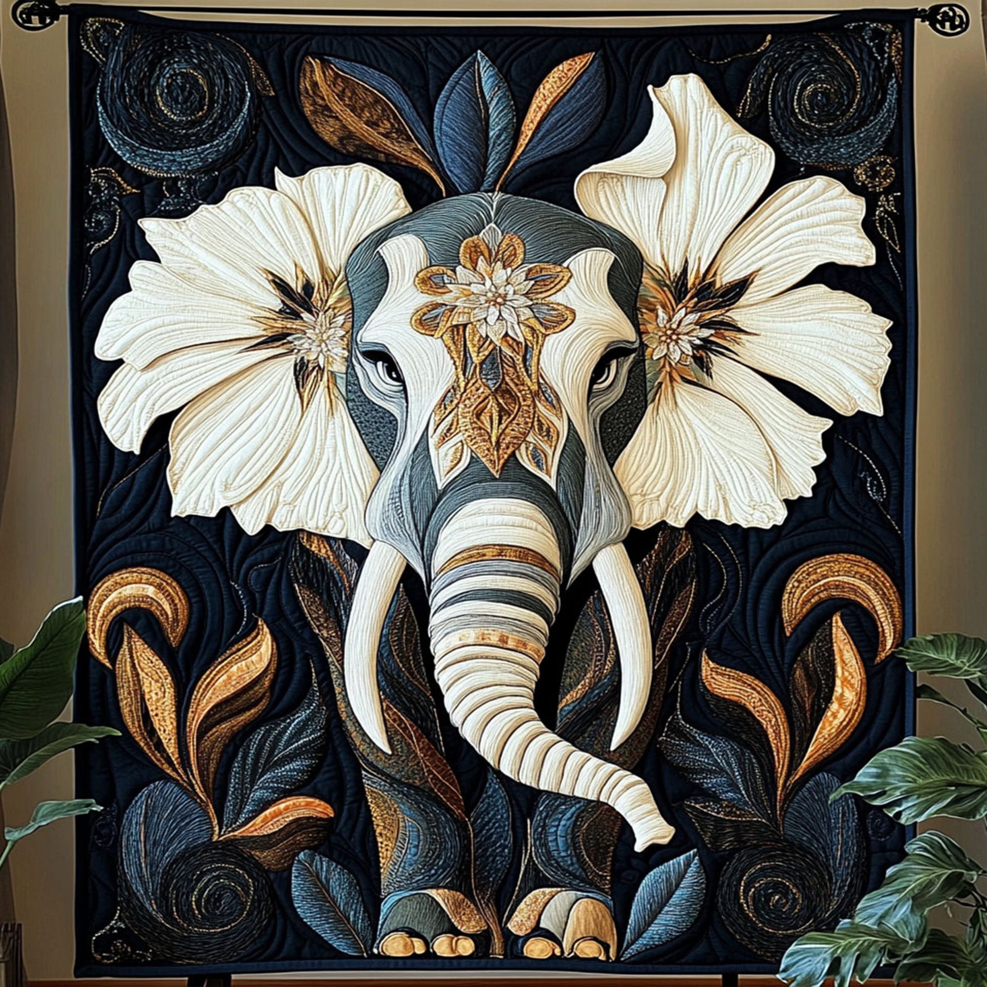 Elephant Spirit Quilted Blanket Bedroom Decor Hummingbird Gifts For Men