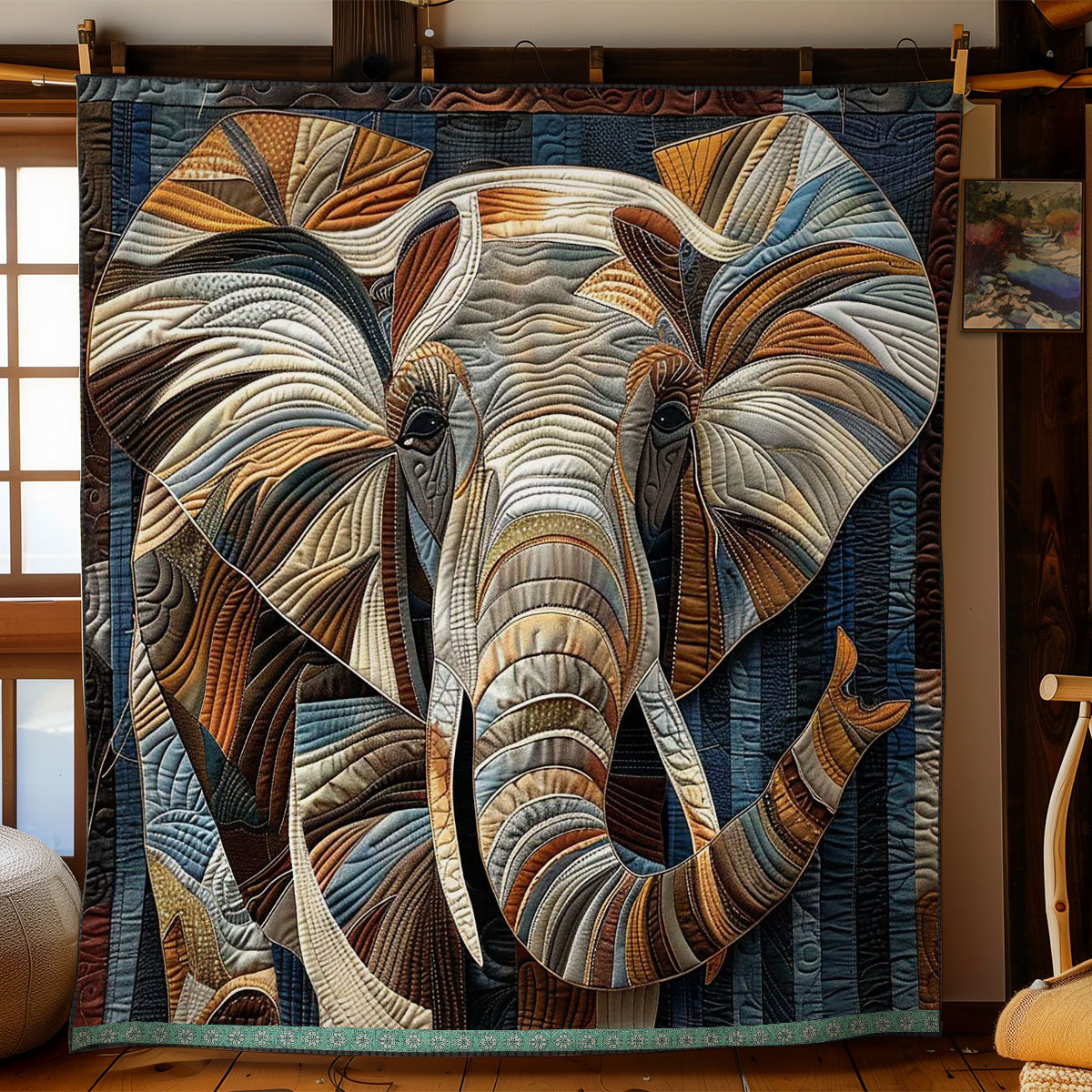 Elephant Wanderer Quilt Blanket Christmas Throws Christian Gifts For Friends