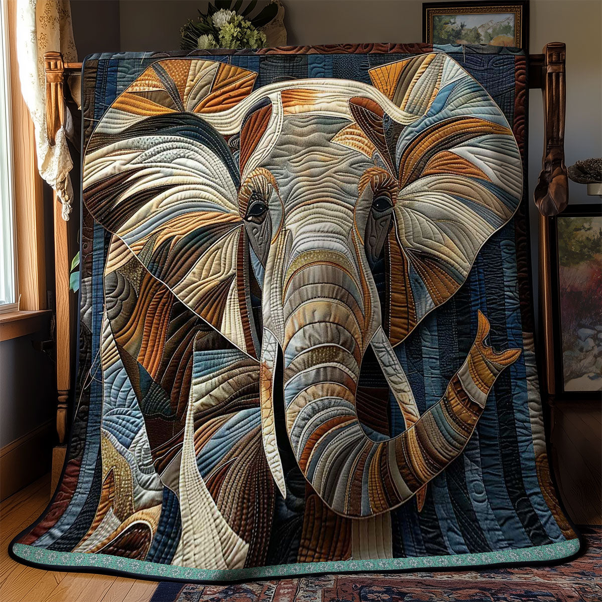 Elephant Wanderer Quilt Blanket Christmas Throws Christian Gifts For Friends