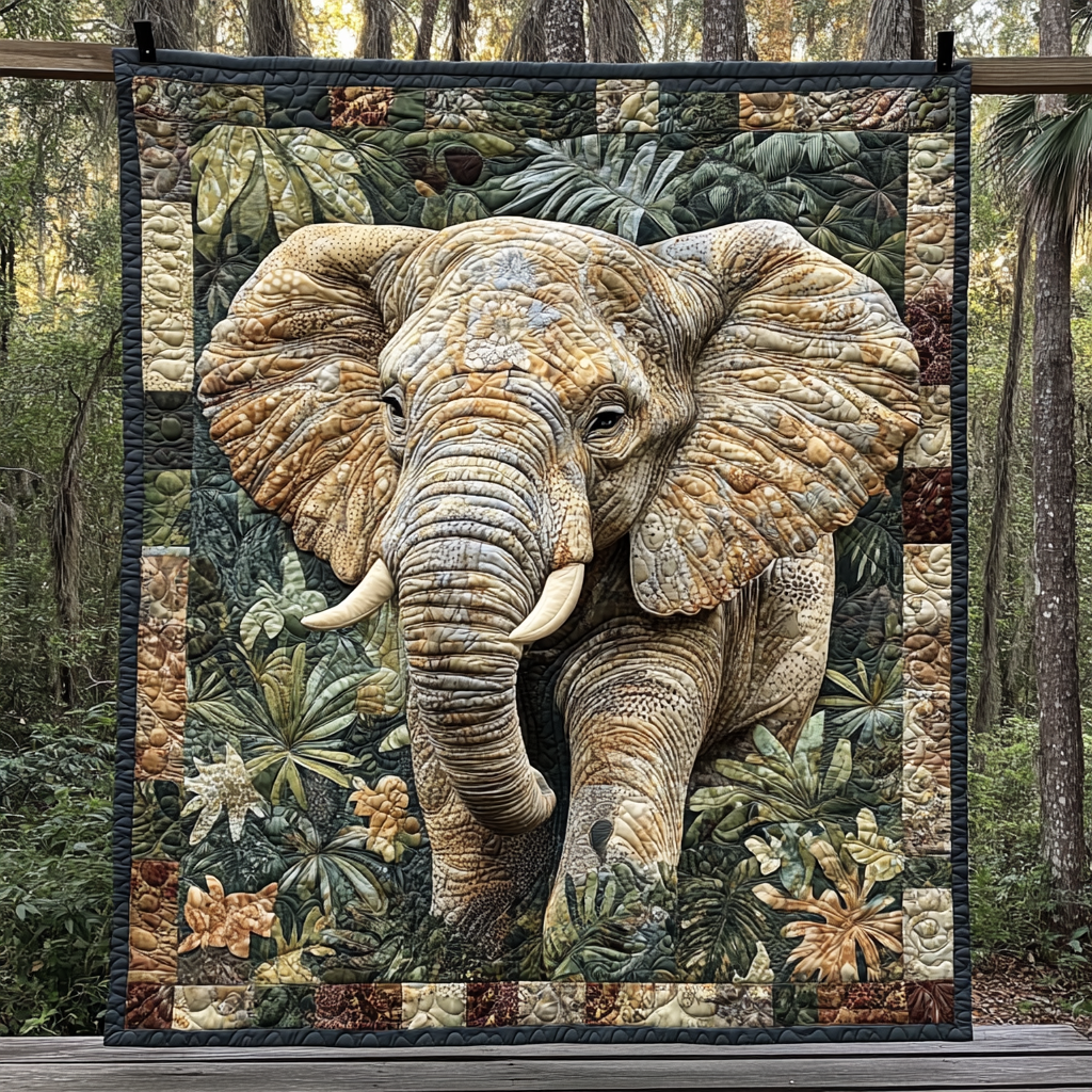 Elephant Wonders Quilted Blanket Bedroom Decor Christmas Womens Elephant Gifts For Her