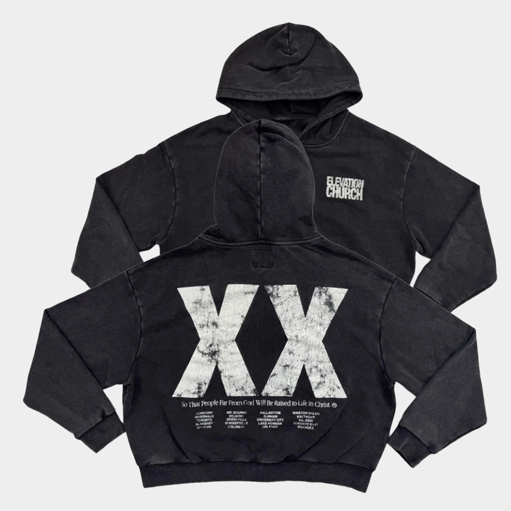 Elevation Church Merch XX Up Hoodie Elevation Church Hoodie Birthday Gift Ideas For Husband