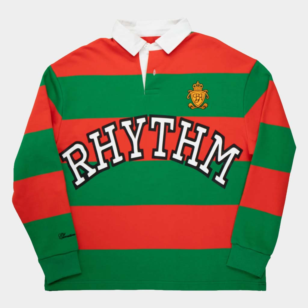 Elevation Rhythm Merch RHYTHM Long Sleeve Polo Shirt Cool Gifts For Music Lovers