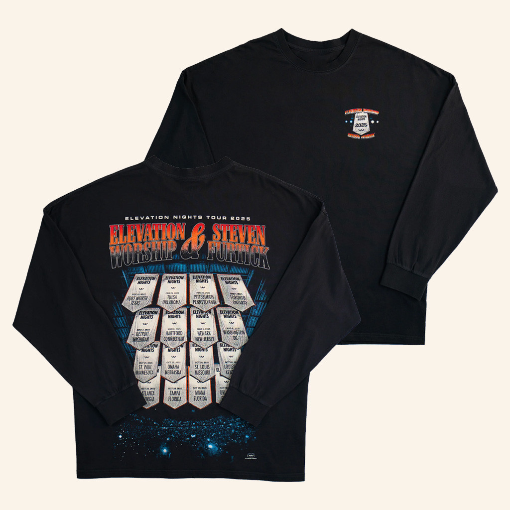 Elevation Worship Merch Elevation Nights Tour Long Sleeve T-Shirt 2025 Gifts For Fans Elevation Worship Merch Elevation Nights Tour Long Sleeve T-Shirt 2025 Gifts For Fans