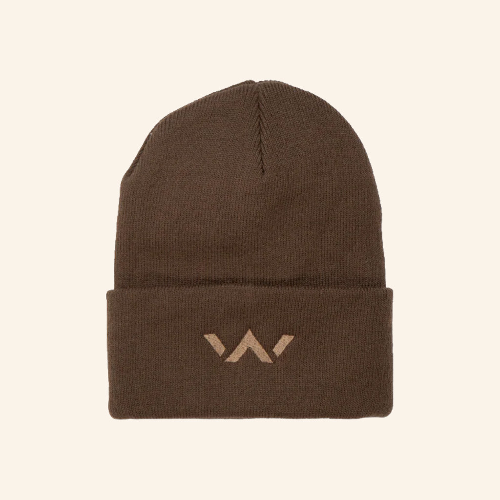 Elevation Worship Merch EW Logo Brown Beanie Birthday Gifts For Fans Elevation Worship Merch EW Logo Brown Beanie Birthday Gifts For Fans