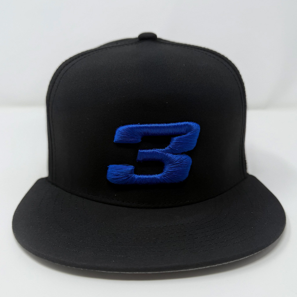 Eli Tomac Merch Embroidered Black 3 Snapback Hat Eli Tomac Hat Gifts For Brother