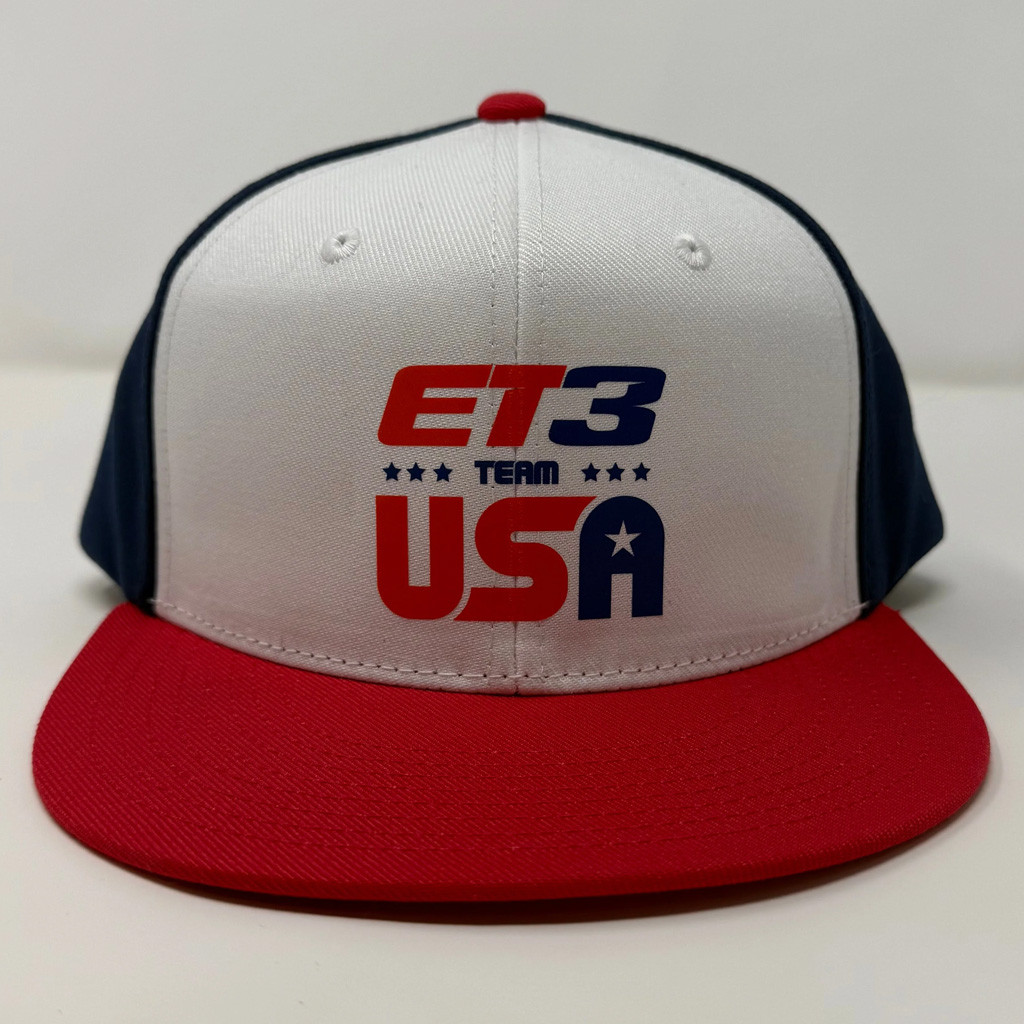 Eli Tomac Merch ET3 Team USA Snapback Hat Gift Ideas For Racing Lovers