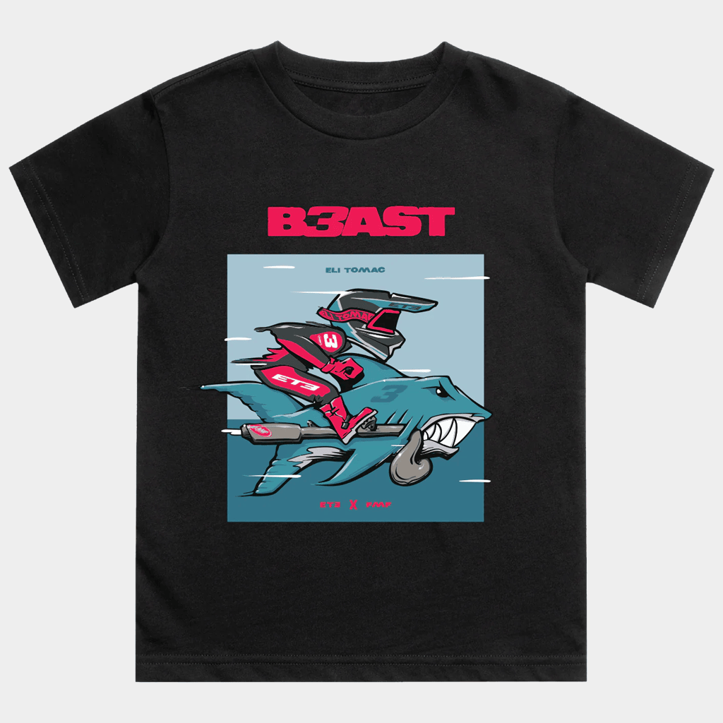 Eli Tomac Merch Jaws B3ast T-Shirt Eli Tomac Shirt Good Gifts For Racing Fans