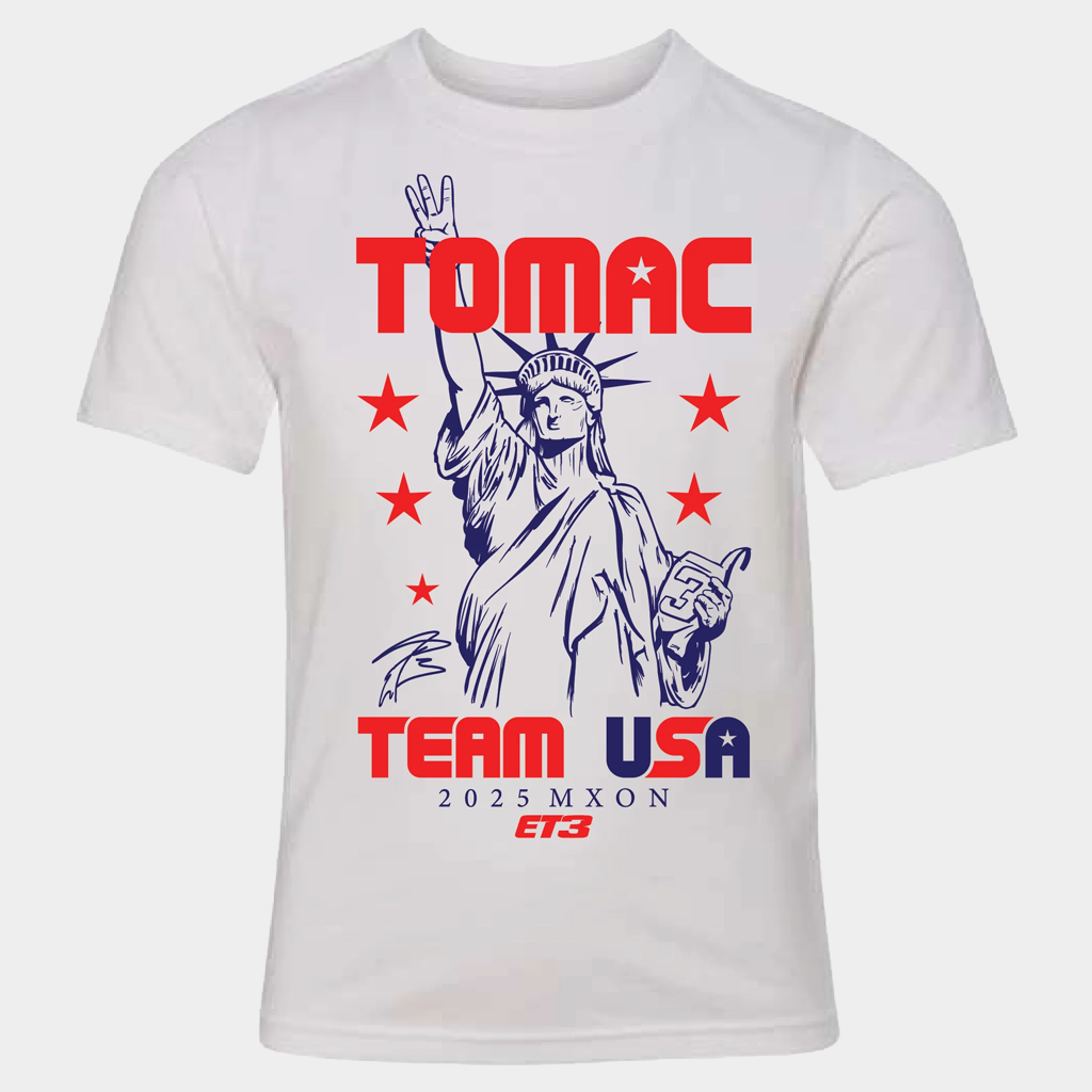 Eli Tomac Merch Tomac Team USA T-Shirt Gift Ideas For Fans
