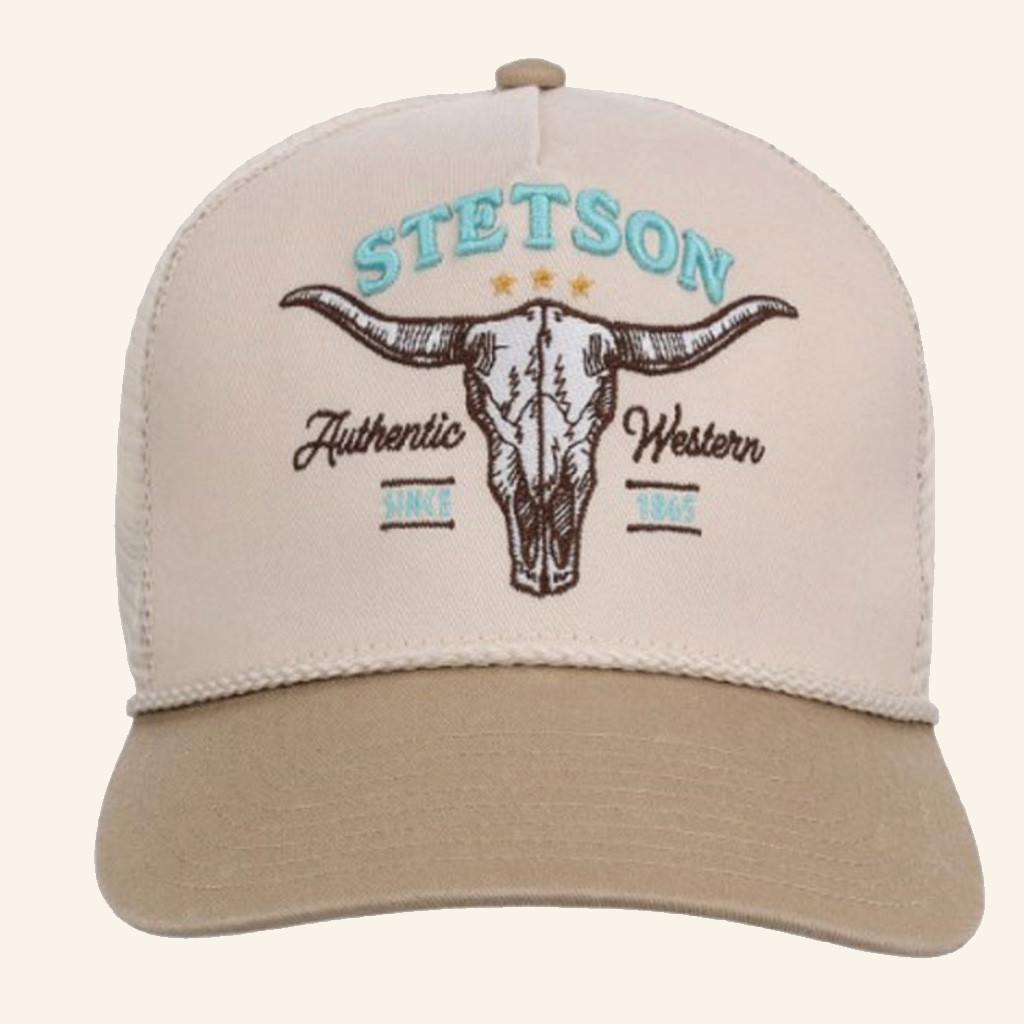 Elis Western Wear Merch Stetson Steerhead Embroidered Trucker Hat Christmas Gifts For Her