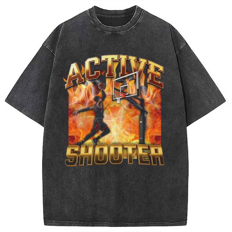 Elite Shooter Basketball Washed T-Shirt Unisex Streetwear Graphic Style Gifts For Her Elite Shooter Basketball Washed T-Shirt Unisex Streetwear Graphic Style Gifts For Her