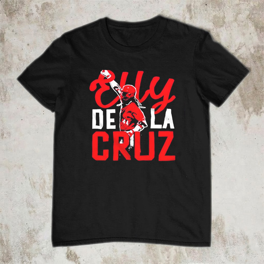 Elly De La Cruz 44 Cincinnati Reds Superstar T-Shirt Baseball Fan Gear Best Gift For Reds Lovers