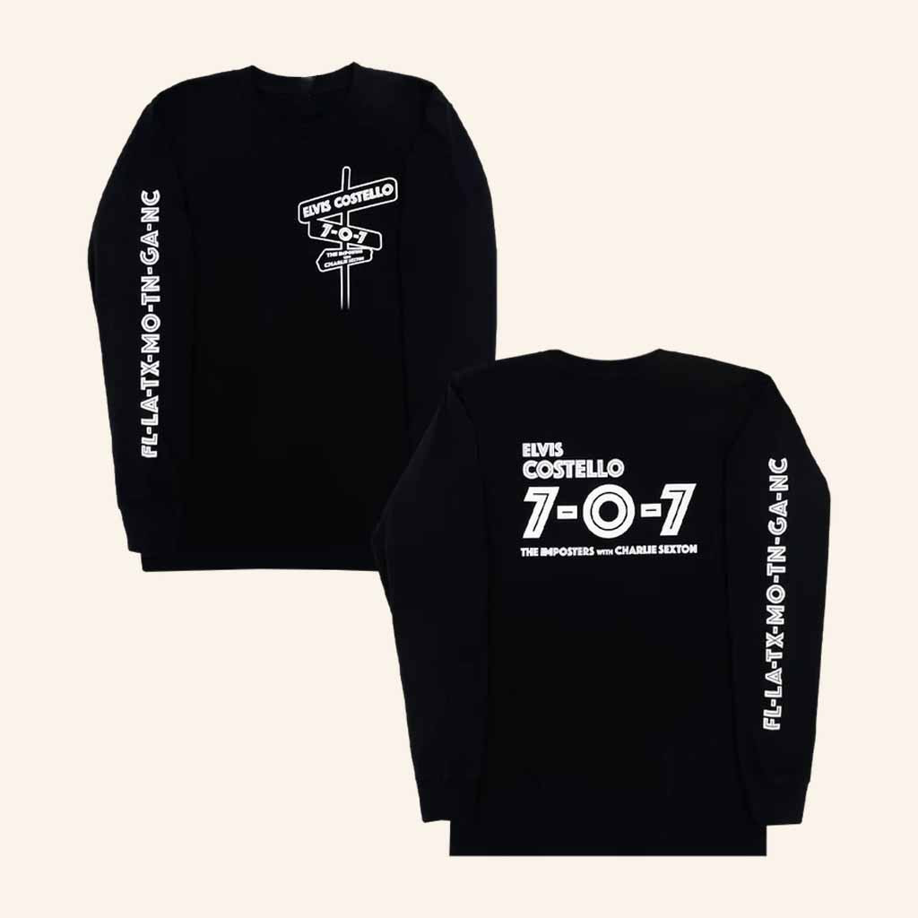 Elvis Costello Merch 707 Tour Crossroads Sweatshirt Christmas Gifts For Men